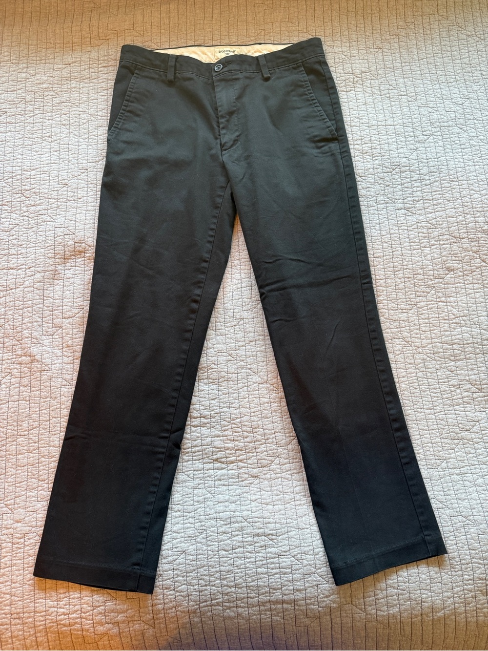 Dockers Slim Tapered Charcoal Gray Chino Pants | Men’s 31x30 Stretch Casual Pant